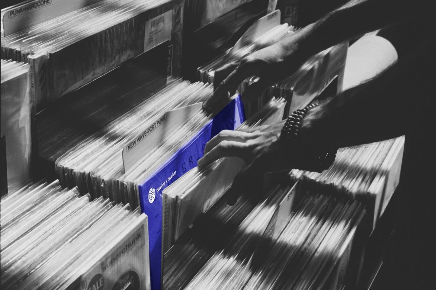 Duotone-Markenfläche in TXT Blue